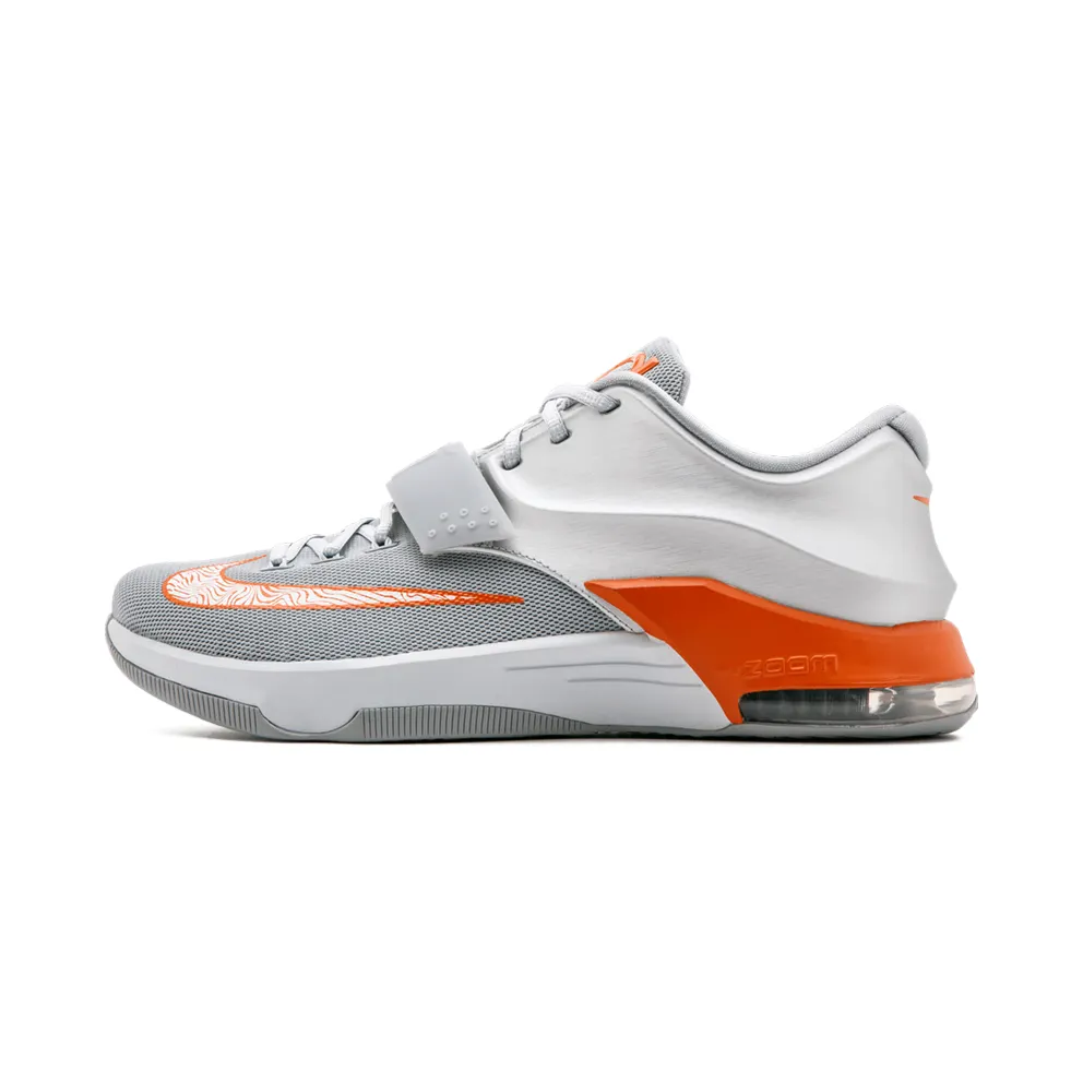 Nike KD 7 ‘Wild West’ Metallic Silver/Urban Orange-Wolf Grey-Pure Platinum (653996-080)