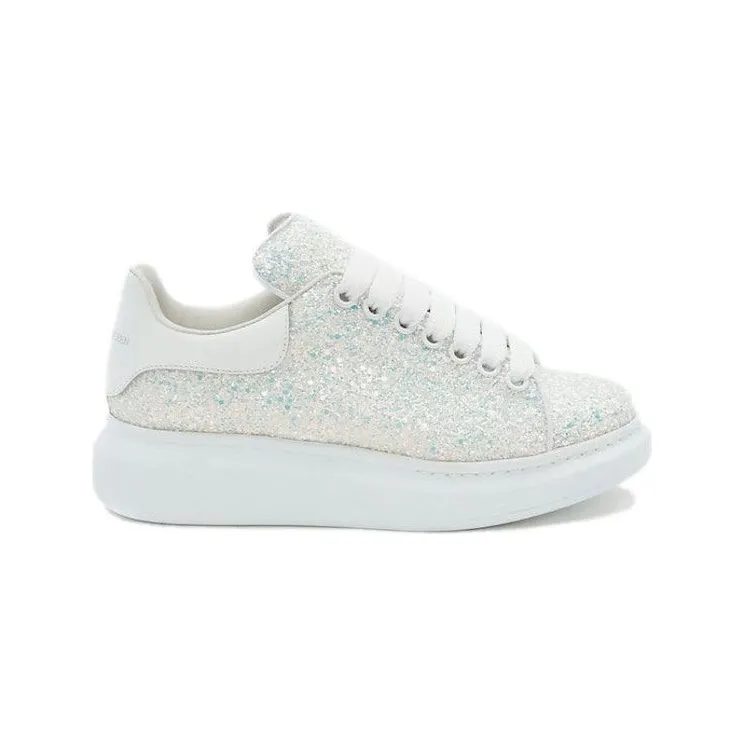 Alexander McQueen Oversized White Ice Glitter (558944W4SA18316)