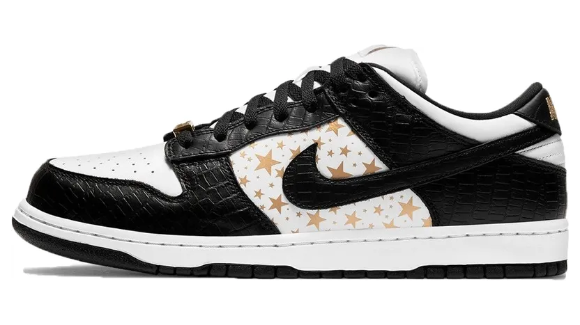 Supreme x Nike SB Dunk Low Black (SS21) (DH3228-102)