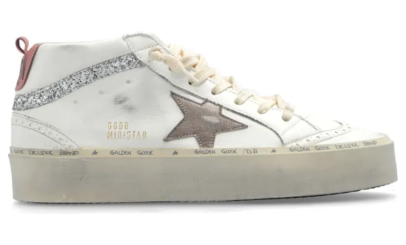 Golden Goose Mid Star Sneakers – Weiß (GWF00699F006208)
