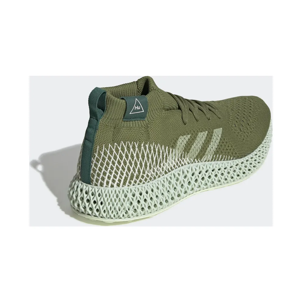 adidas 4D Runner Pharrell Tech Olive Tech Olive/Running White/Collegiate Green (FV6334)