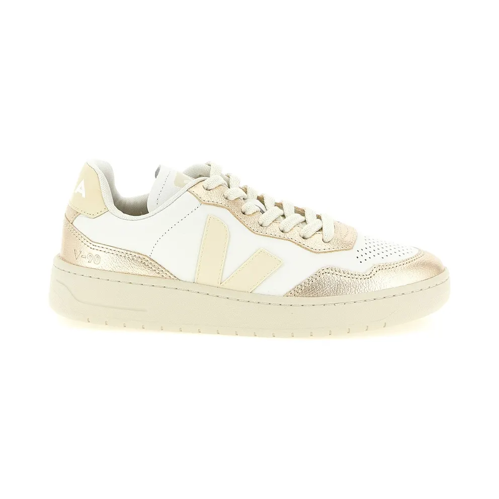 Veja V-90 “Gold” (VD2021362WHITECALCAIREPLATINE)