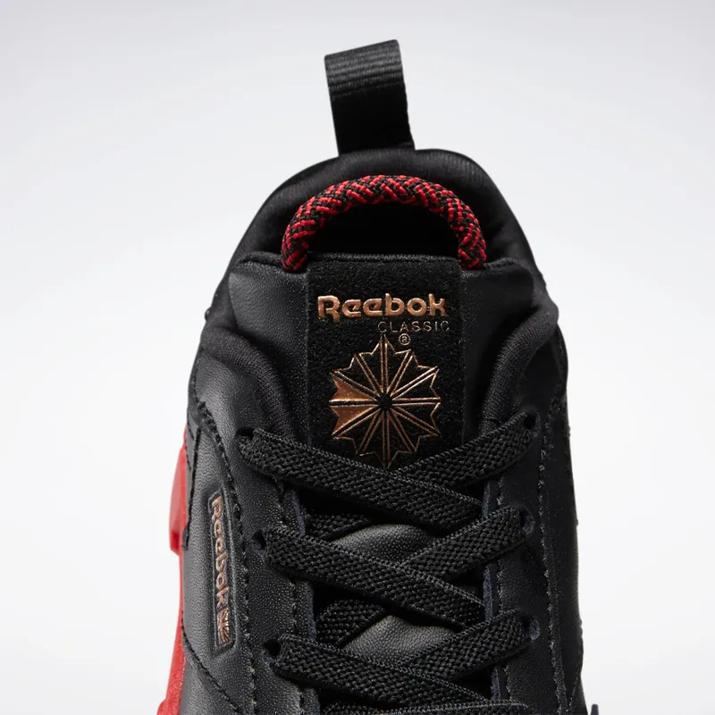 Reebok Cardi B Club C Shoes Core Black / Vector Red / Rose Gold