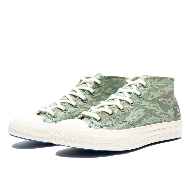 Converse x UNDEFEATED Chuck 70 Mid Sea Spray – “Seas Spray / Fossil / Egret” (172397C)