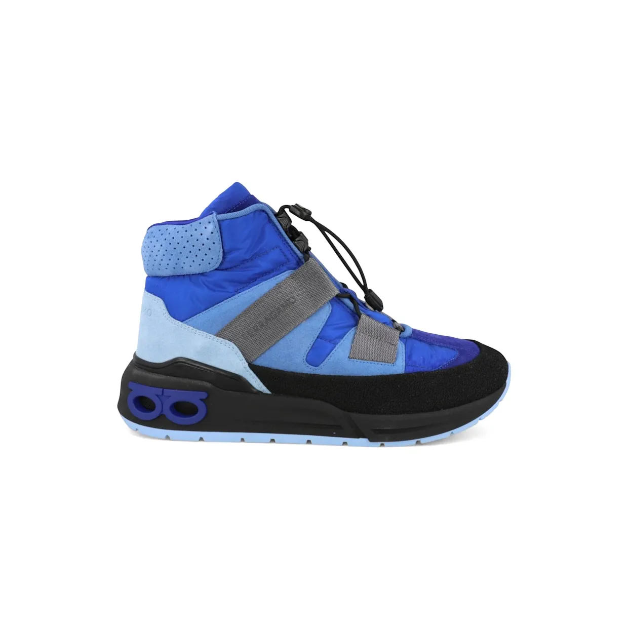 Ferragamo Leonida High-Top Sneakers Blue (021311-762907-M)
