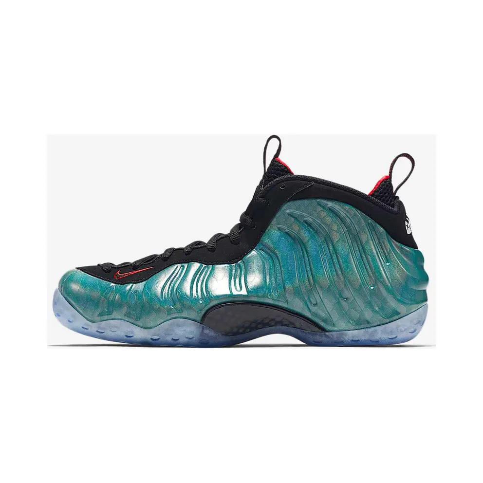 Nike Air Foamposite One Gone Fishing Dark Emerald/Challenge Red-Black (575420-300)