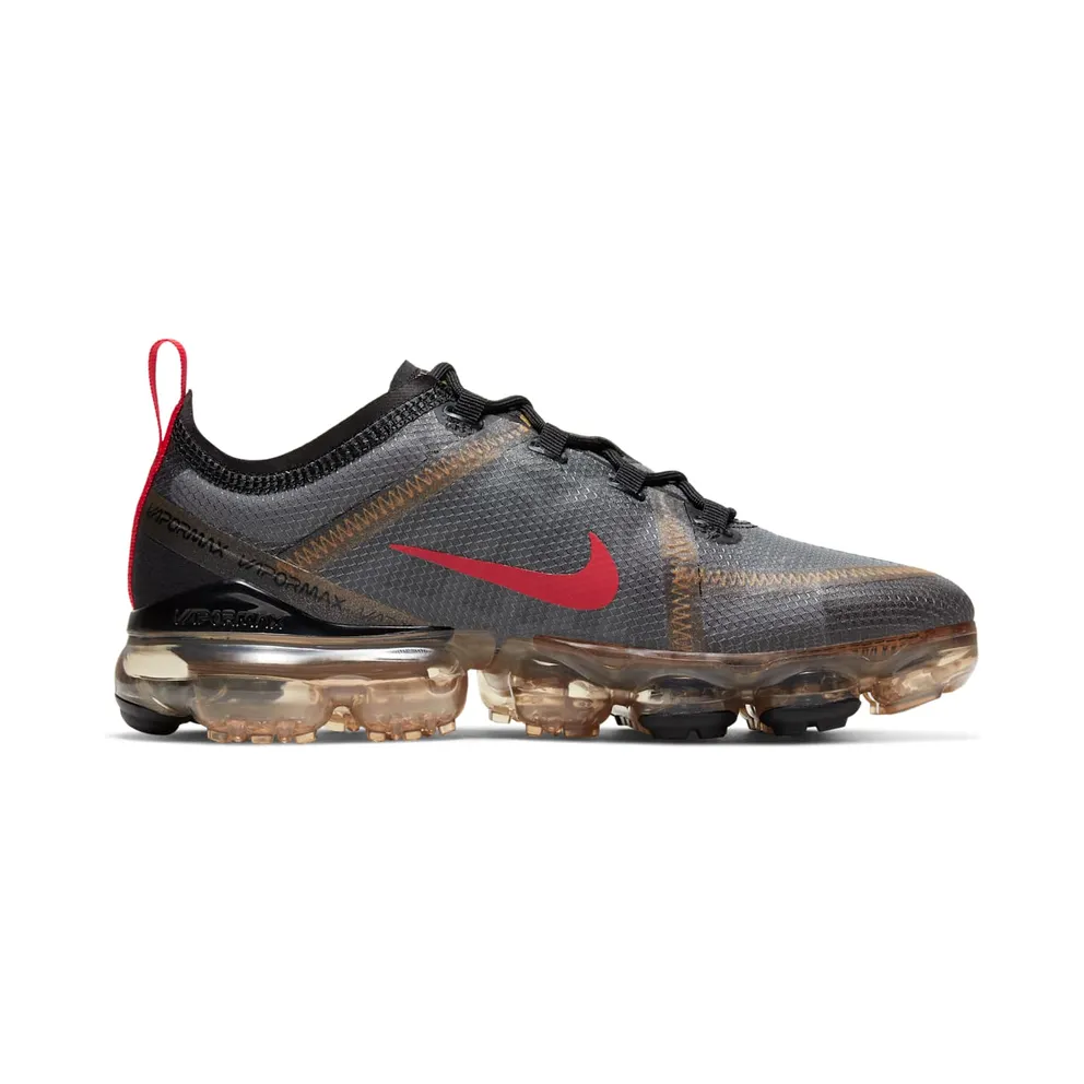 Nike Air VaporMax 2019 Black Gold Red (W) Black/Metallic Gold-University Red (CU4872-001)
