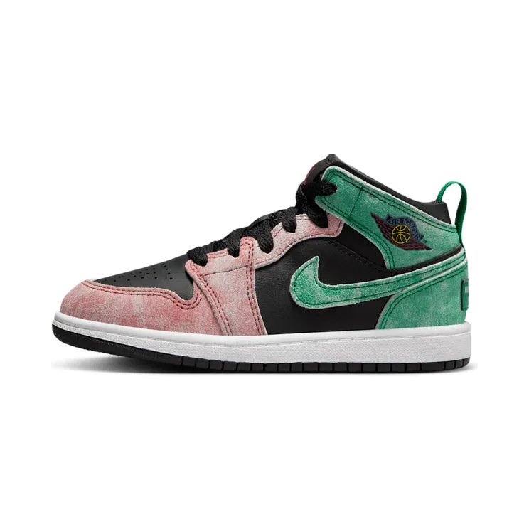 Jordan 1 Mid SE MJ’s Playground “Black / Dune Red / Pine Green” (FN9762-003)