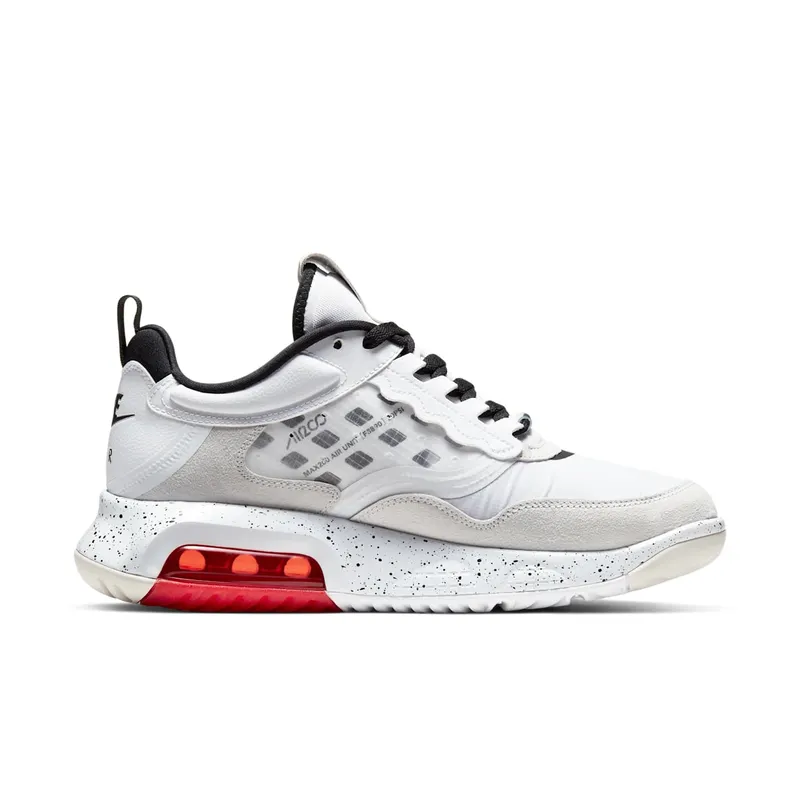 Jordan Air Max 200 White Challenge Red Black White/Challenge Red-Vast Grey-Black (CD6105-100)