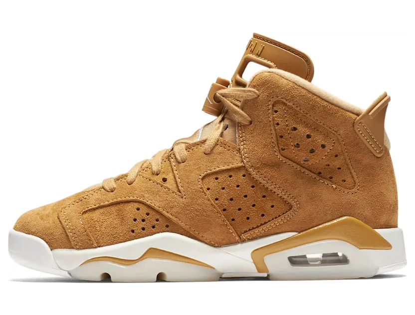 Air Jordan 6 RETRO BG GOLDEN HARVEST/GOLDEN HARVEST-SAIL (384665-705)