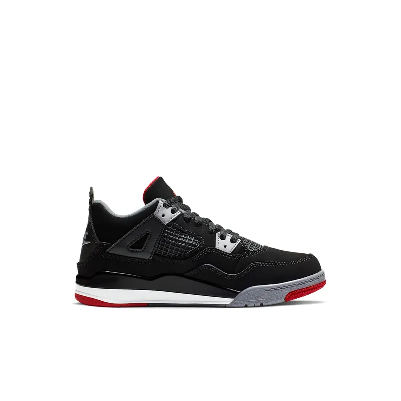Air Jordan Nike AJ IV 4 Retro ‘Bred’ (PS) (2019) (BQ7669-060)