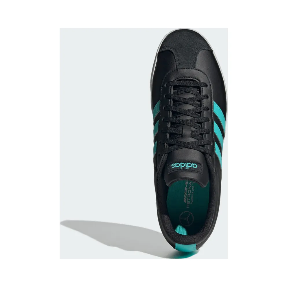 Adidas MERCEDES – AMG PETRONAS FORMULA ONE TEAM VL COURT Shoes Core Black / Semi Mint Rush / Cloud White (JR1068)