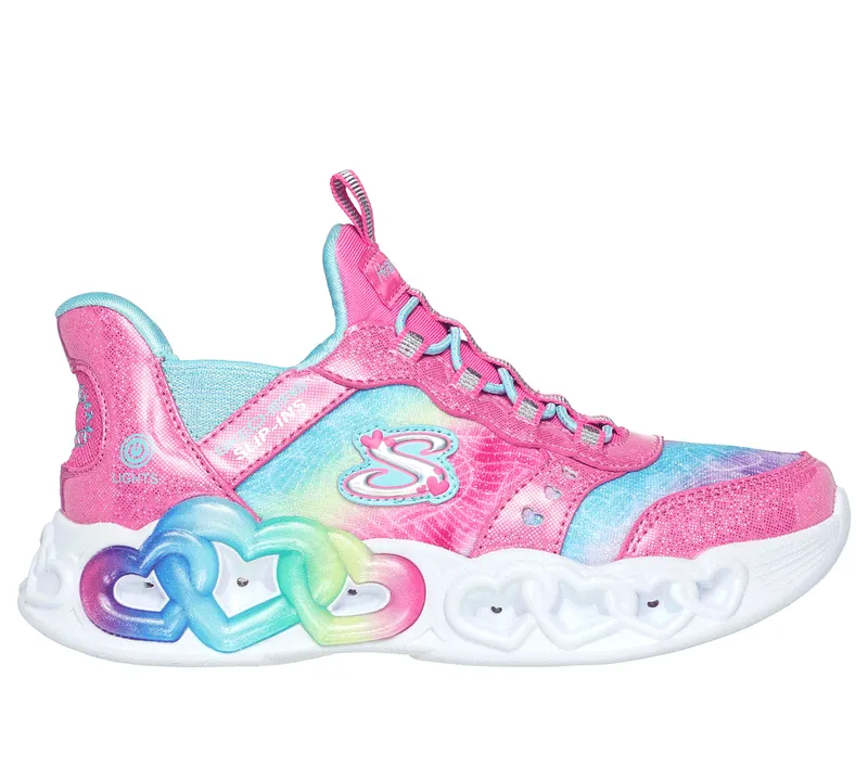 Skechers Slip-ins: Infinite Heart Lights Pink (303755LPKMT)