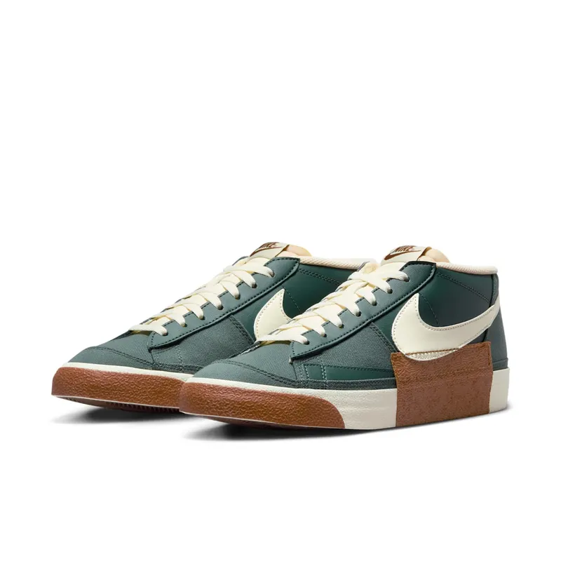 Nike Blazer Low Pro Club Vintage Green Light British Tan Gum Dark Brown Coconut Milk (FV0337-300)
