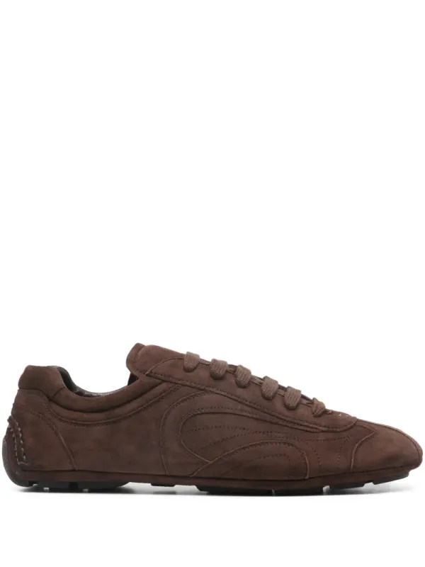 Prada Montecarlo Re-Edition 2005 Sneakers aus Wildleder – Grau (4E1165FG001008)
