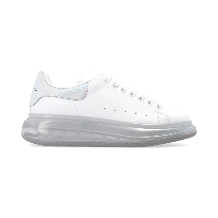 Alexander McQueen Oversized Clear Sole White Multichrome (611698 WIB9U 9620)