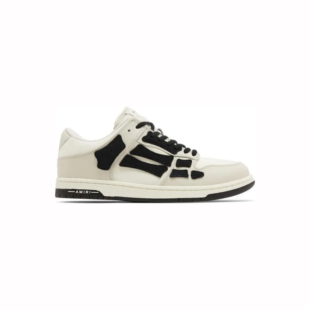 AMIRI Skel Top Low Beige Black (AW23MFS001-260)