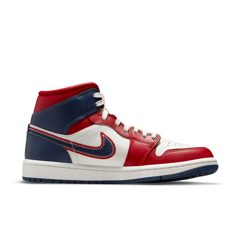 Jordan 1 Mid USA (2022) (W) (DQ7648-600)