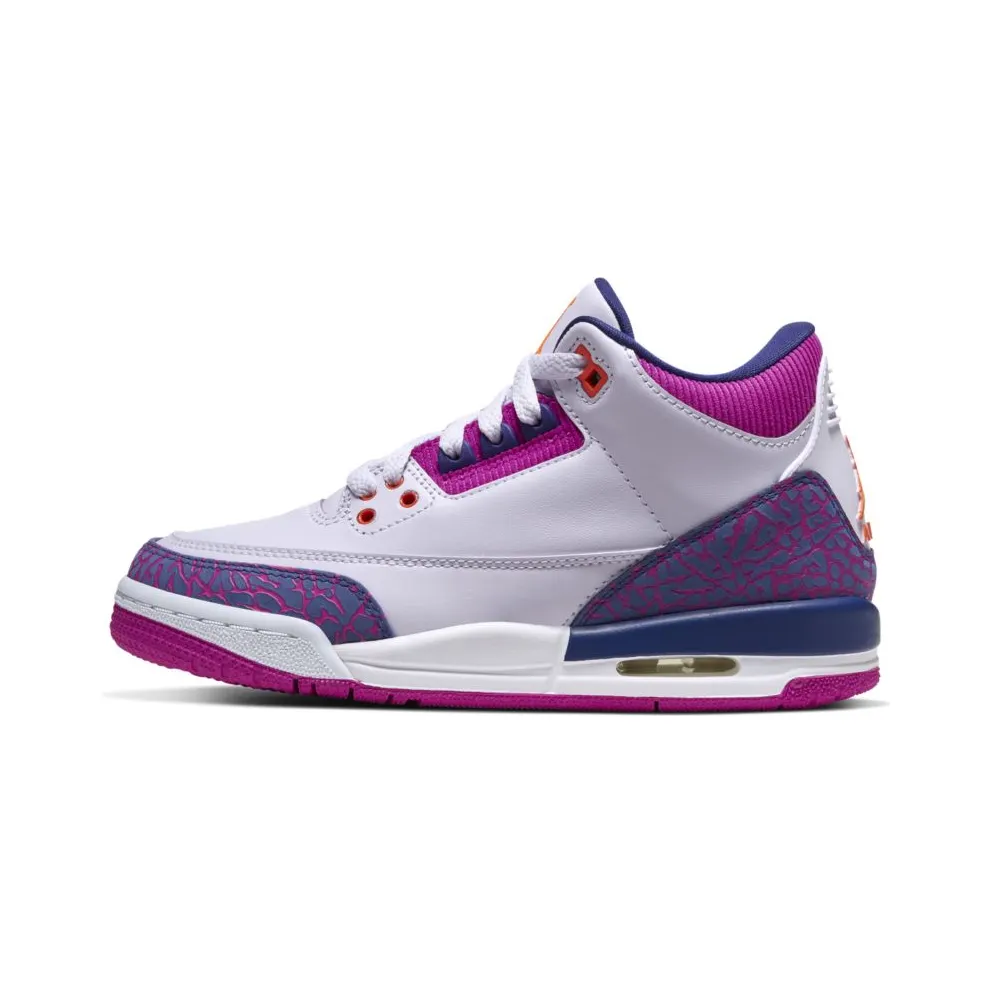 Jordan 3 Retro Barely Grape (GS) Barely Grape/Hyper Crimson-Fire Pink (441140-500)