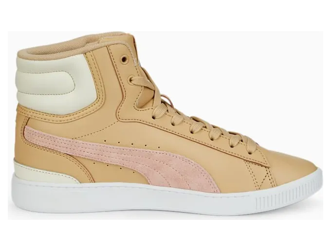 Puma Vikky v3 halfhoge leren Roze/Goud (387610-04)