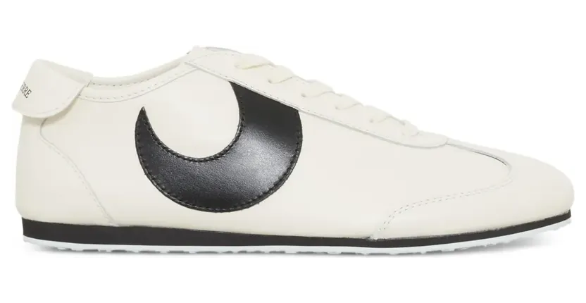 Marine Serre Ms Astra Sneakers aus mattem Leder – Nude (MSN001ARLEA0043)