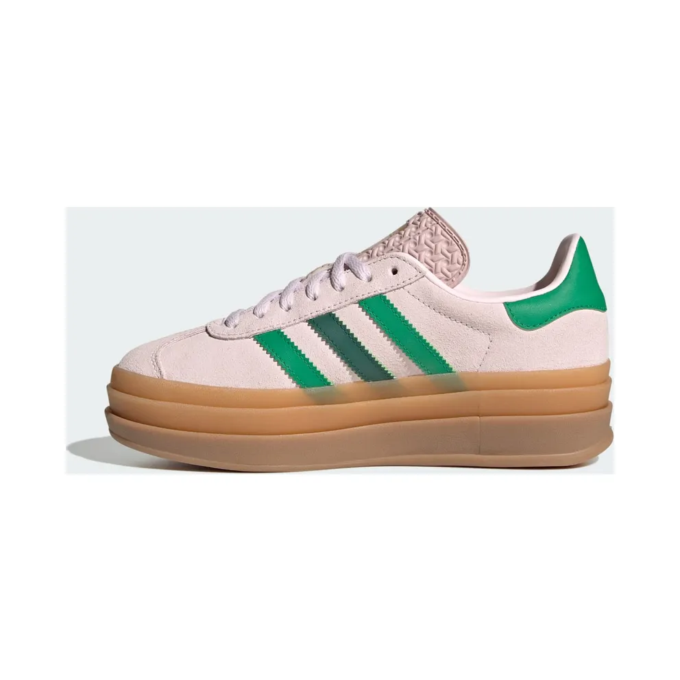 adidas Gazelle Bold Almost Pink Court Green Gold Metallic (JR5952)
