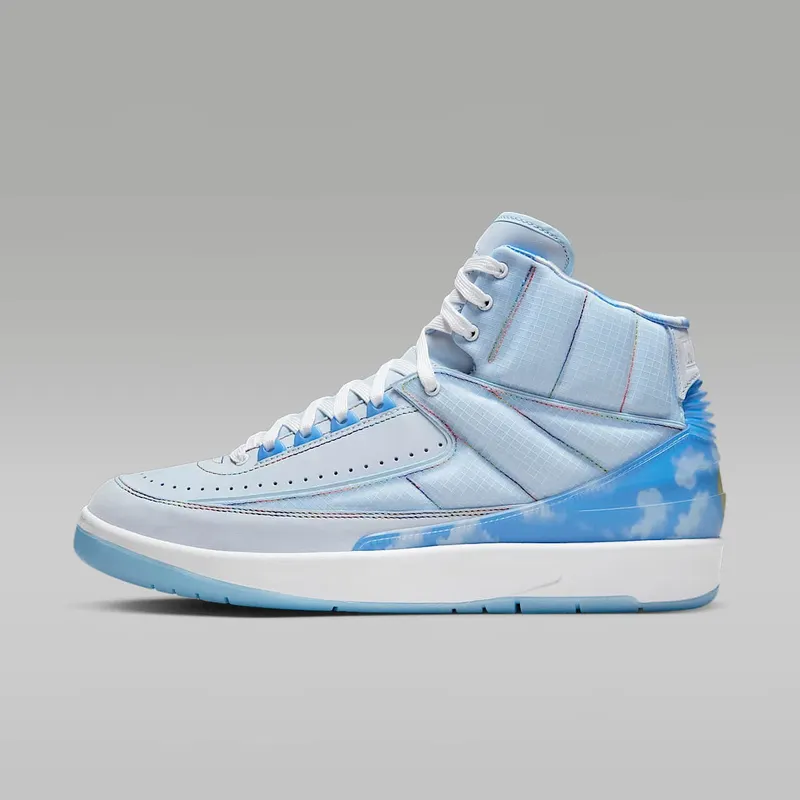 Air Jordan 2 J Balvin “Celestine Blue / Multi-Colour / White” (DQ7691-419)