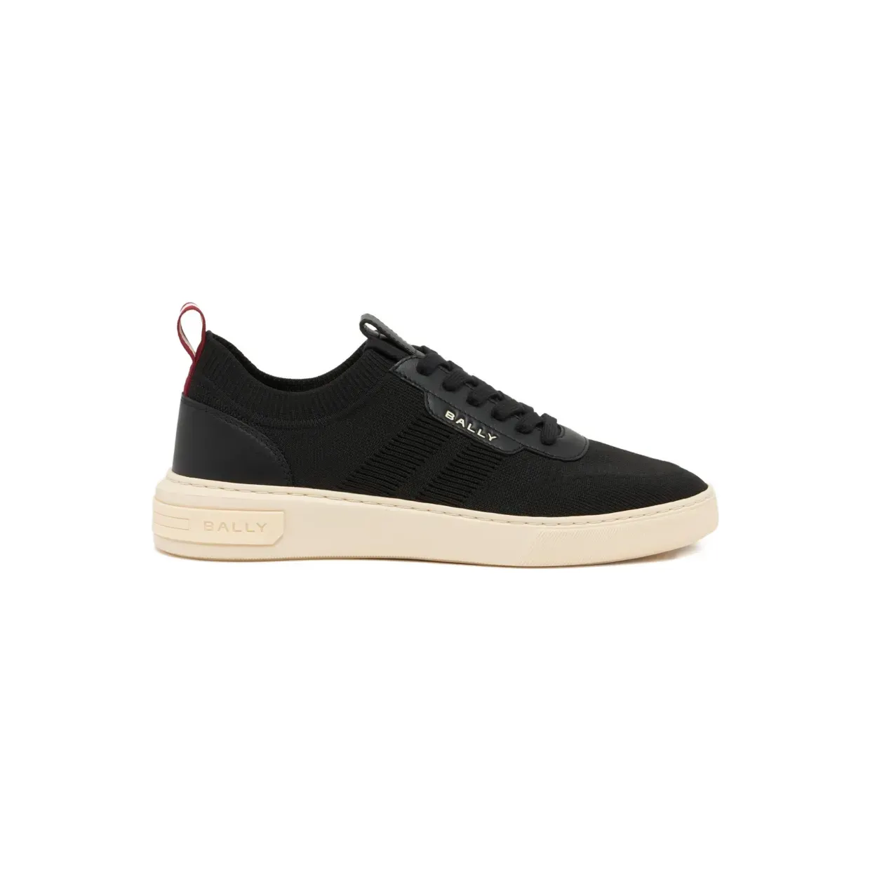 Bally met vlakken en logopatroon “Black” (MSK0GFTE002S)