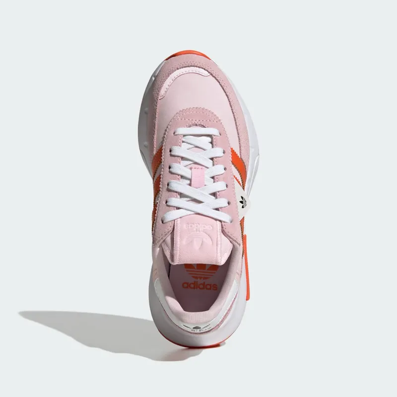 Adidas Retropy F2 Shoes Kids Clear Pink / Orange / Cloud White (IG9899)