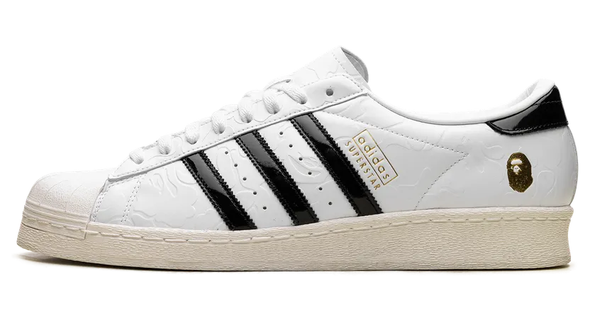 Adidas Superstar Vintage “A Bathing Ape – White Black” (JR2701)