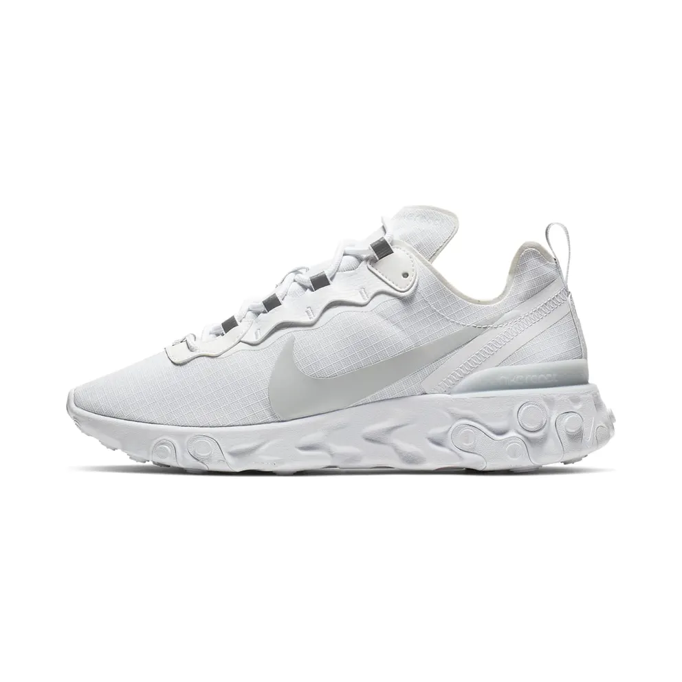 Nike React Element 55 White Pure Platinum (2019) (BQ6167-101)