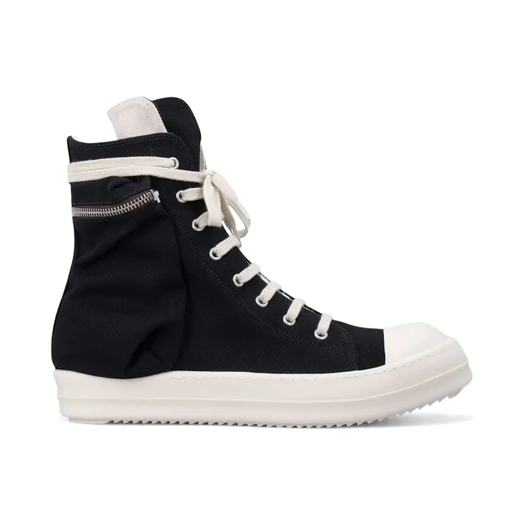 Rick Owens DRKSHDW Temple Cargo Sneaks Black Milk (DU01F4801-DO-911)