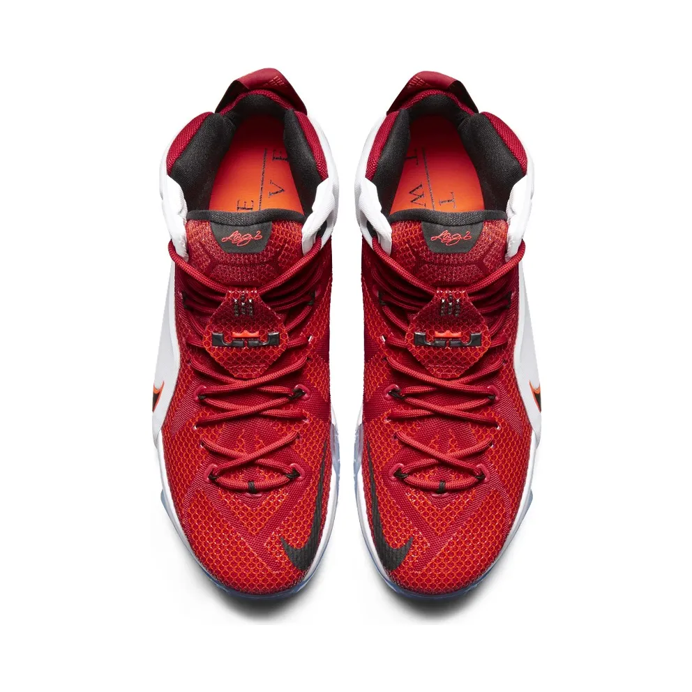 Nike LeBron 12 Heart of a Lion Red/White-Crimson-Black (684593-601)