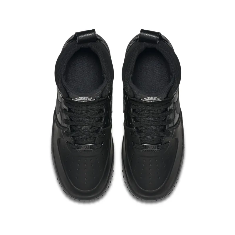 Nike Lunar Force 1 Sneakerboot Black (GS) Black/Metallic Silver (706803-002)