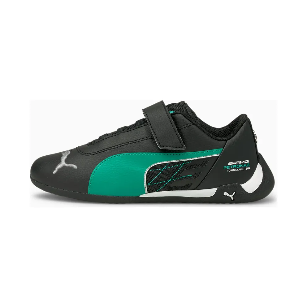 PUMA Mercedes R-Cat V Kids’ Black/Spectra Green (306623-04)