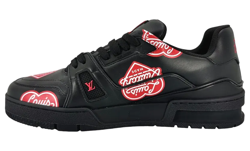 Louis Vuitton LV Trainer Low “Nigo LV MADE – Black Red” (1A9JAZ)