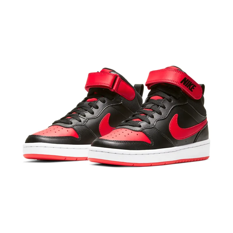 Nike Court Borough Mid 2 Older Kids’ Black (CD7782-003)