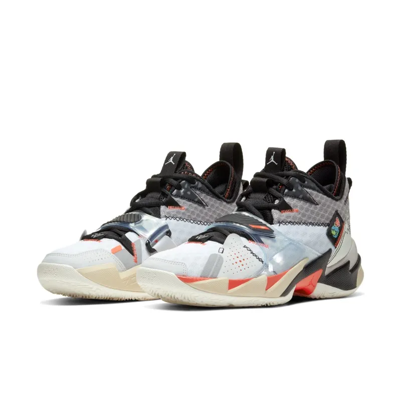 Jordan Why Not Zer0.3 White Bright Crimson Black White/Bright Crimson-Black (CD3003-101)
