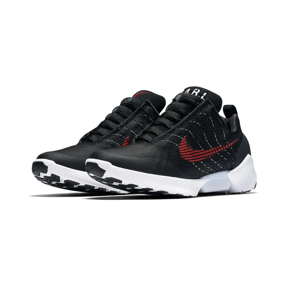 Nike HyperAdapt 1.0 “Black / White / Wolf Grey / University Red” (AH9388-001)