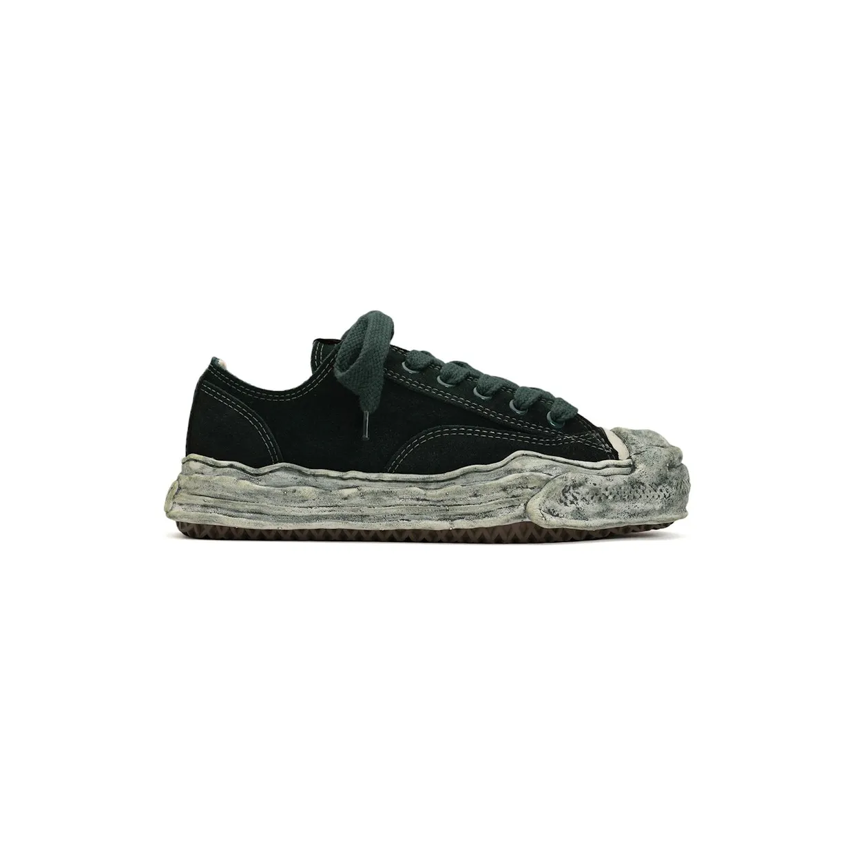 Maison Mihara Yasuhiro Hank OG Sole Suede Low Green (A13FW732-GRN)