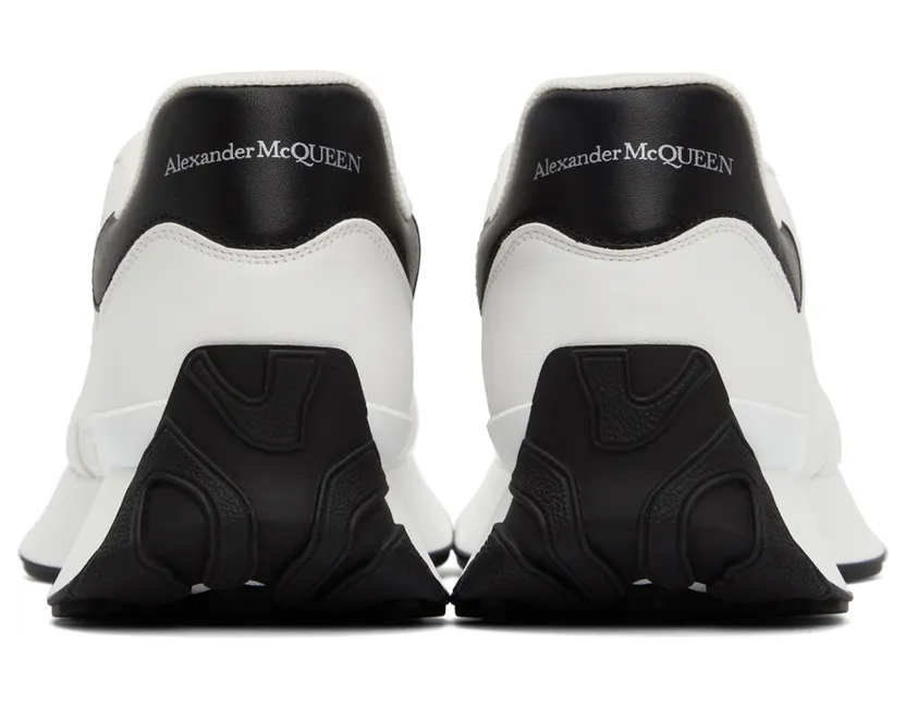 Alexander McQueen White Sprint Runner Sneakers (688548WIC93) (2)