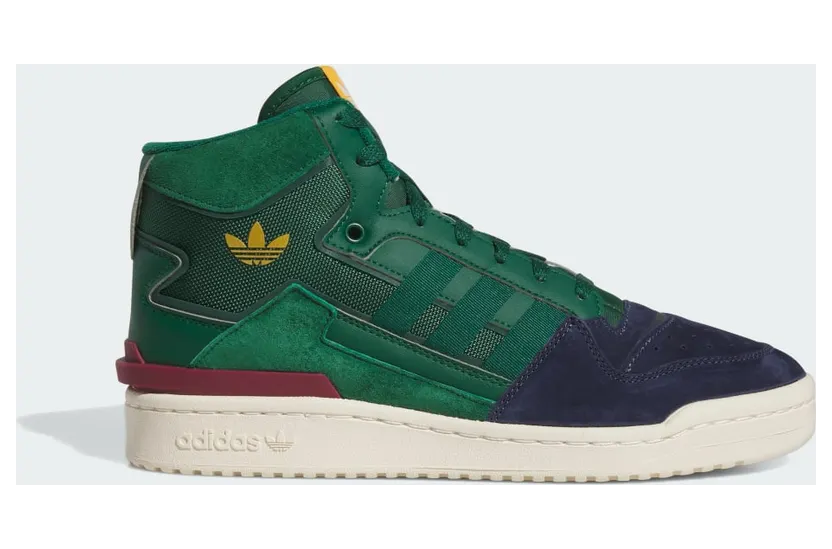adidas Forum Exhibit Mid Shadow Navy / Team Dark Green / Team Coll Burgundy 2 (FZ6278)