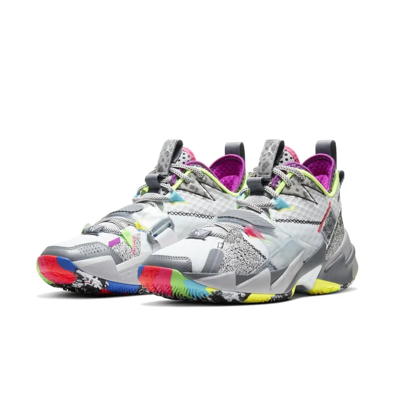 Jordan Why Not Zer0.3 Zer0 Noise White/White-Cool Grey-Wolf Grey (CD3003-100)