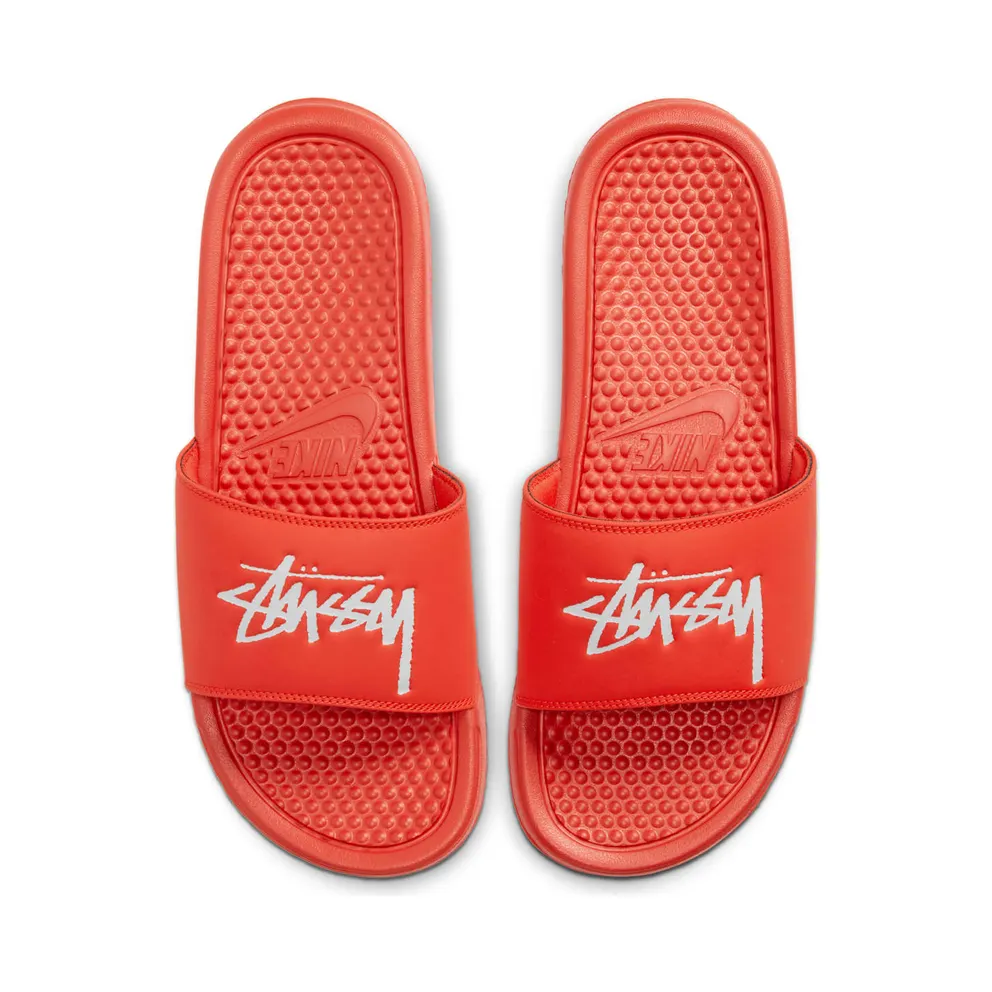 Nike Benassi Stussy Habanero Red (2020) (CW2787-600)