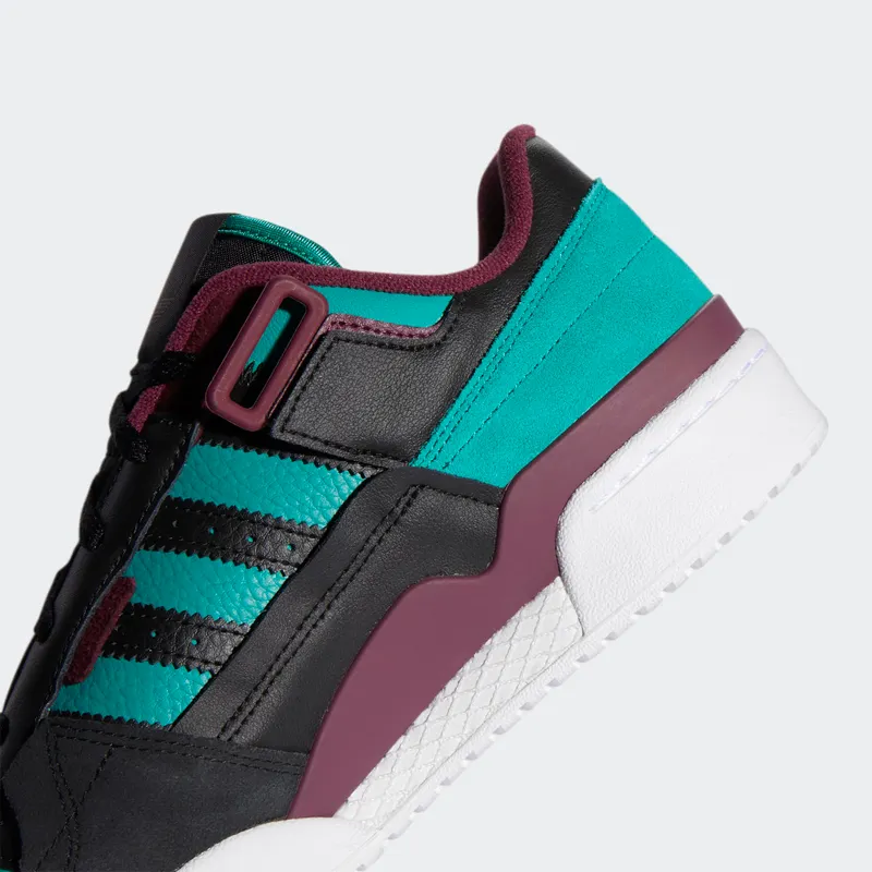 adidas Forum Exhibit Low Core Black / Victory Crimson / Glory Green (H01912)