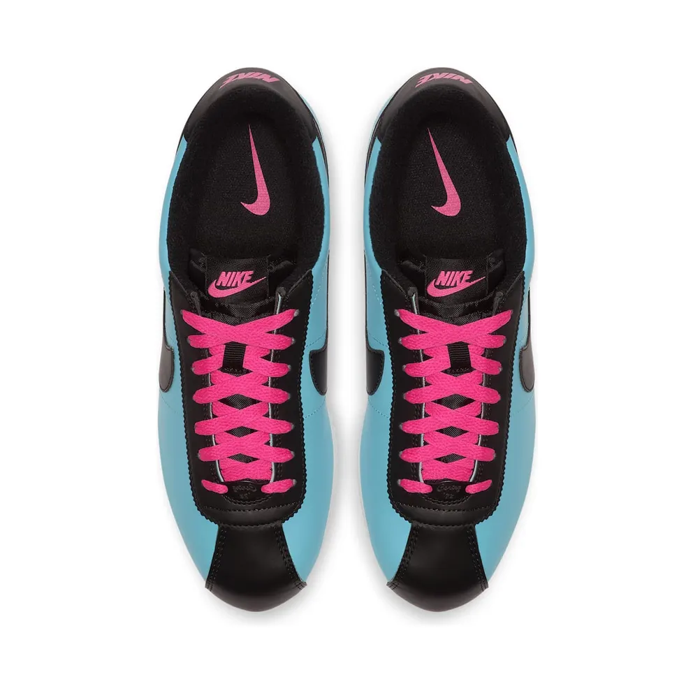 Nike Cortez Basic Leather South Beach Blue Gale/Black-Laser Fuchsia (BV2527-400)
