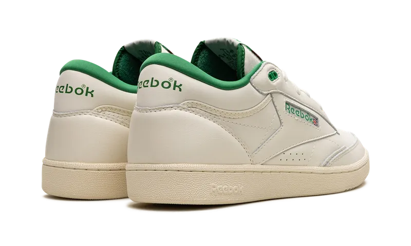 Reebok Club C Mid II Vintage Shoes Chalk / Glen Green / Classic White (H68833)