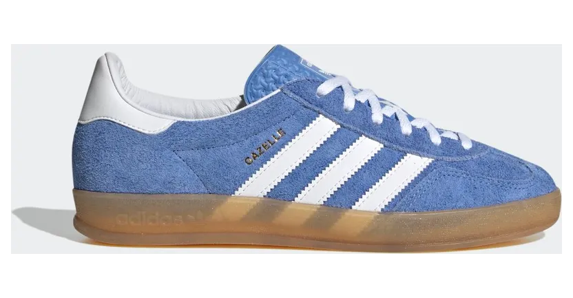 adidas Gazelle Indoor “Blue Fusion”: tiefes Blau mit goldenem Rand (2)