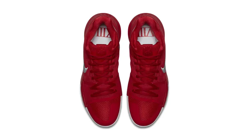 Nike Kyrie 3 Red Suede University Red/University Red-Wolf Grey (852395-601)
