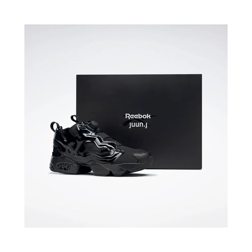 Reebok Juun.J Instapump Fury OG Shoes Black / True Grey 8 / Porcelain